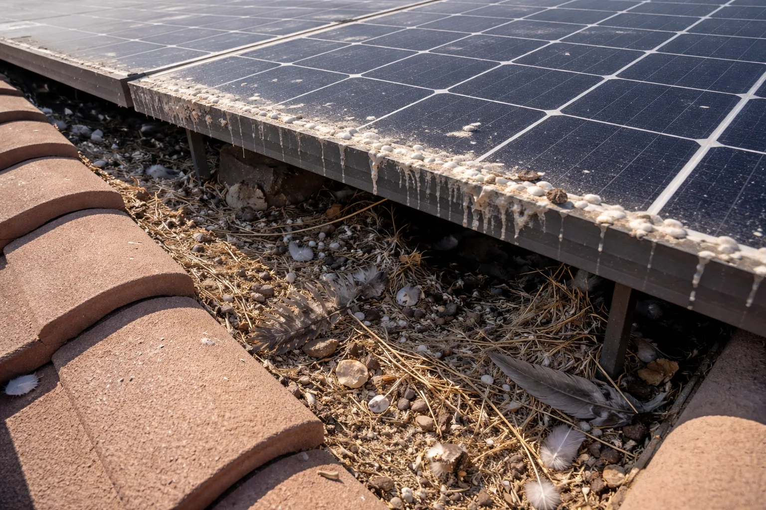 Before — Pigeon Guard Installation